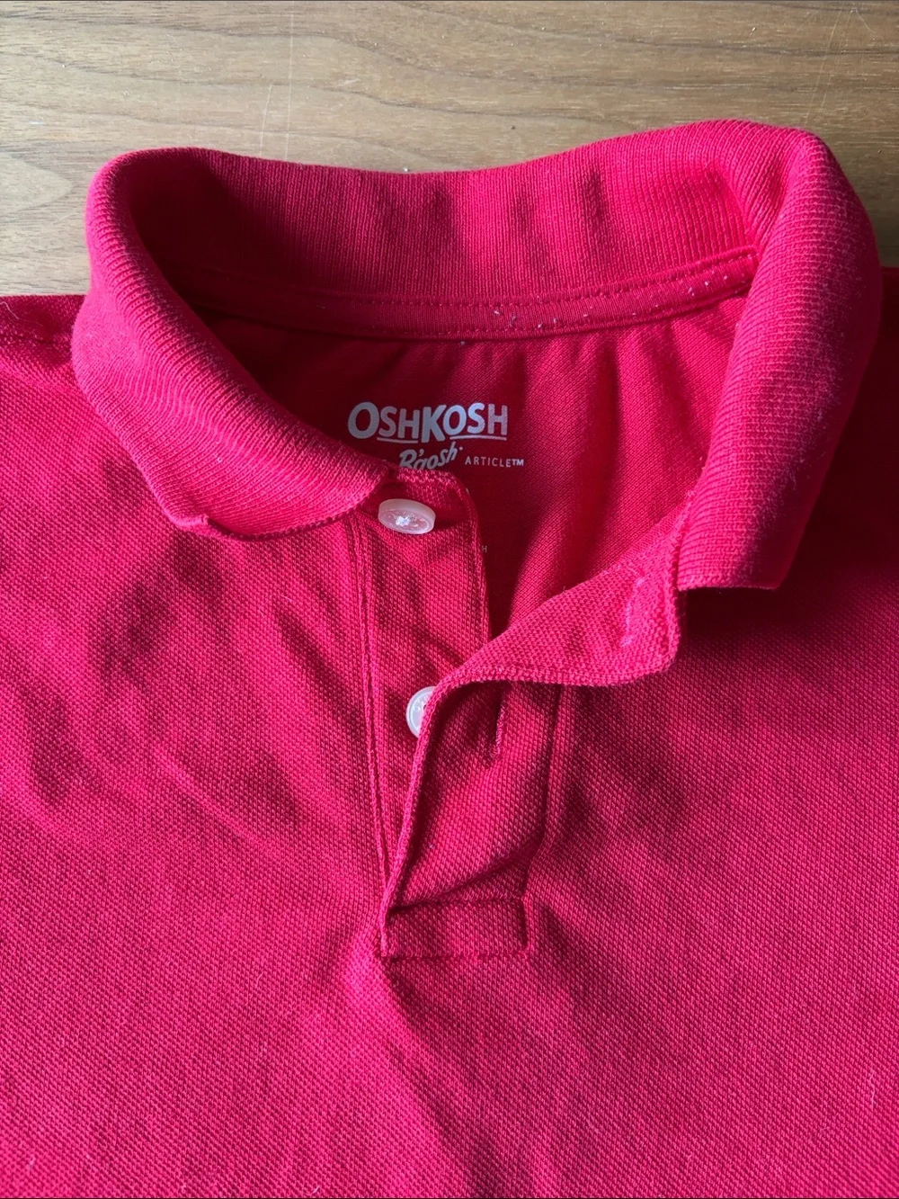 OshKosh B'gosh Bright Red Short-Sleeve Polo